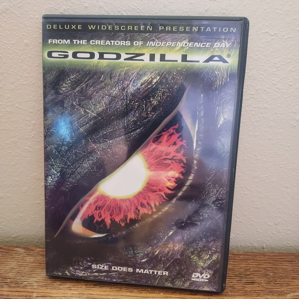 Godzilla (DVD 1998) Pre-Owned Tested Working Good Shape Great Movie (Broderick)